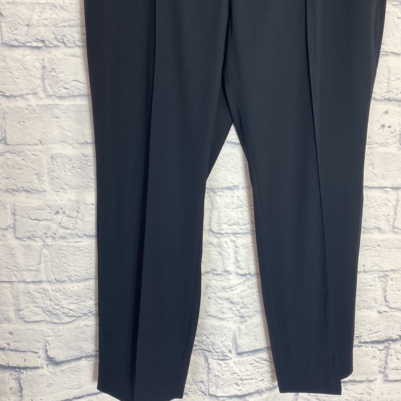 Everlane navy blue wool Italian go weave crop trouser pants 16 NWT - Picture 4 of 8